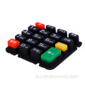 Keycaps keypad palastik custom pikeun keypad tombol silicone